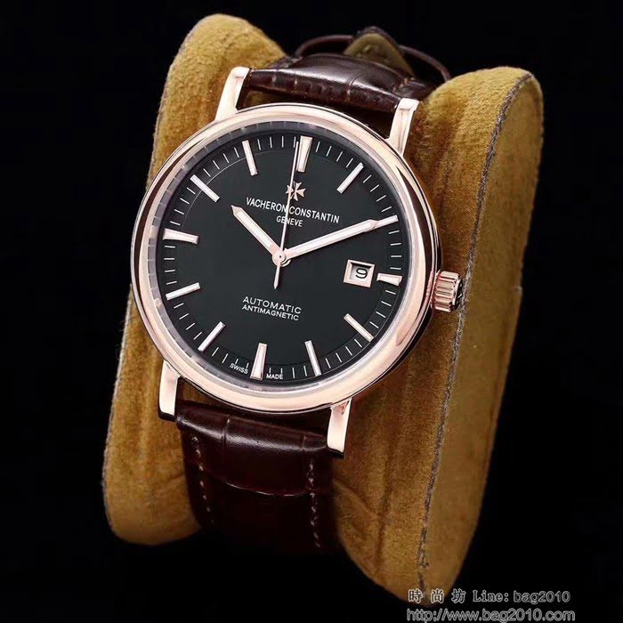 江詩丹頓 Vacheron Constantin YG廠 2019首發新款 縱橫升級版 821A零返修機芯 超強夜光 深度防水 男士腕表  wssb5046